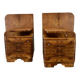 1939s pair of Art Deco bedside tables, Czechoslovakia