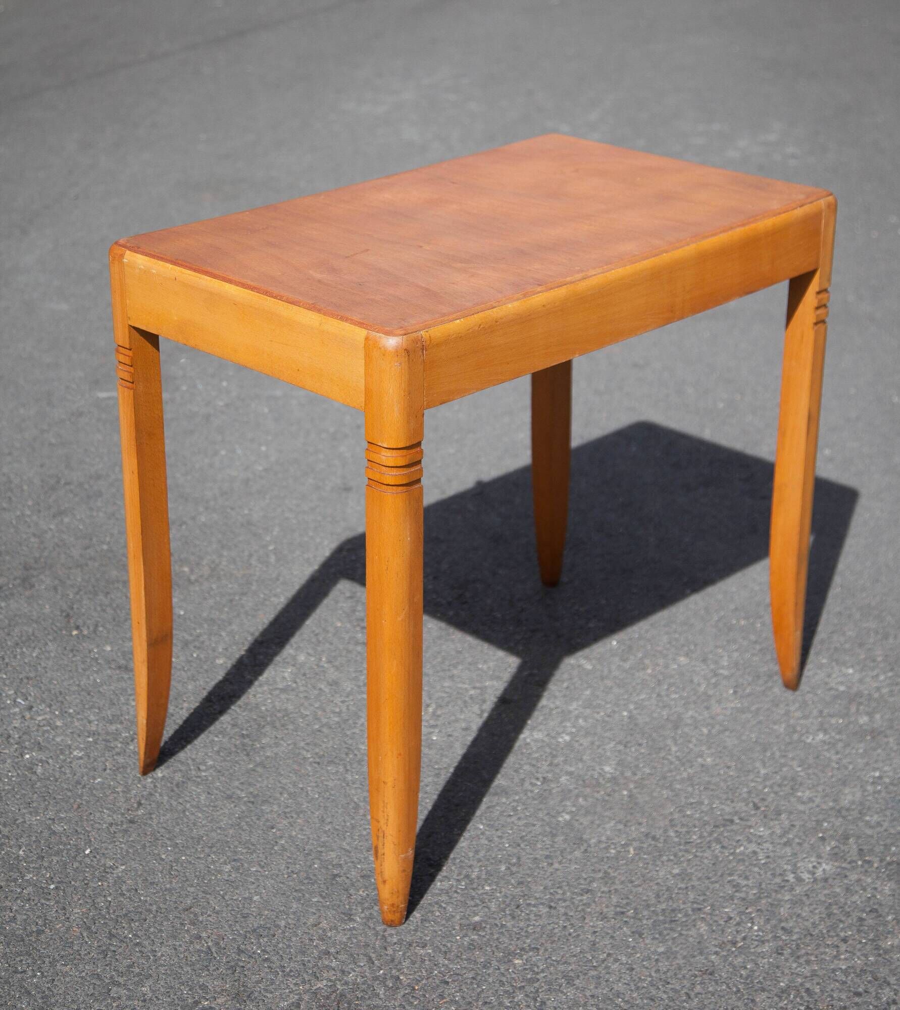 wood console, wood desk