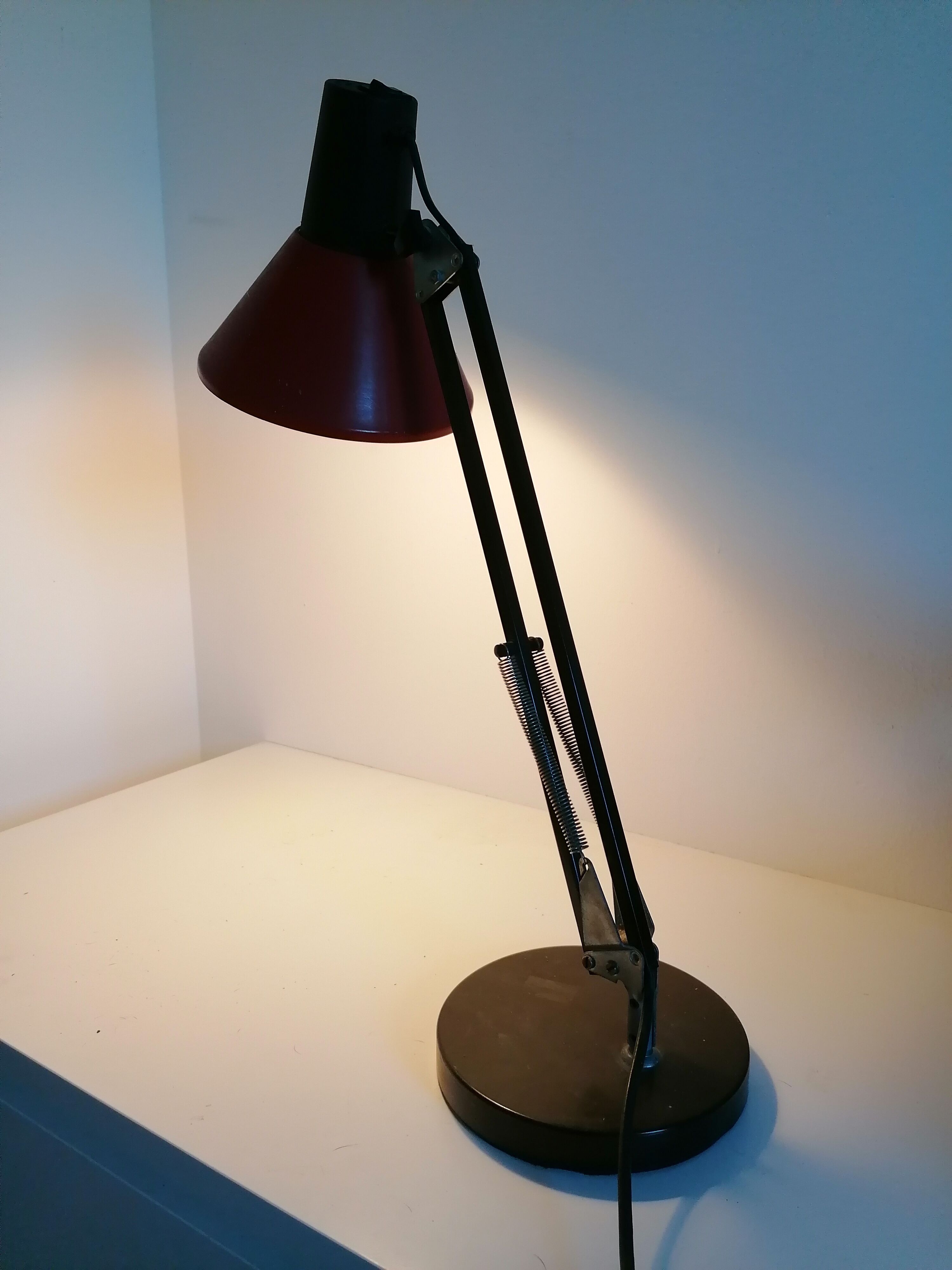 Desk lamp articulated workshop vintage 60 70