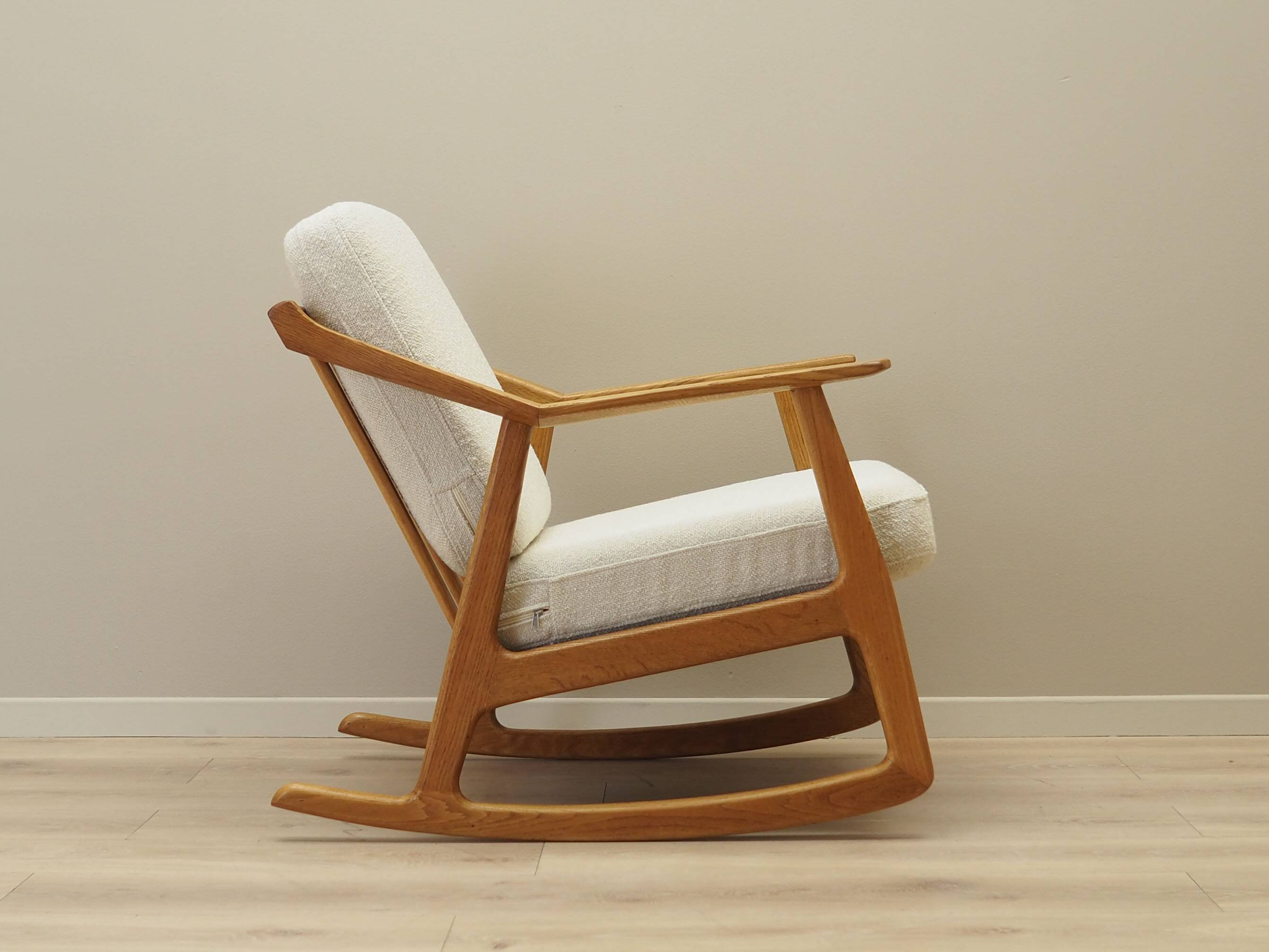 Oak rocking chair, Danish design, 1960s, designer: H. Brockmann Petersen, p