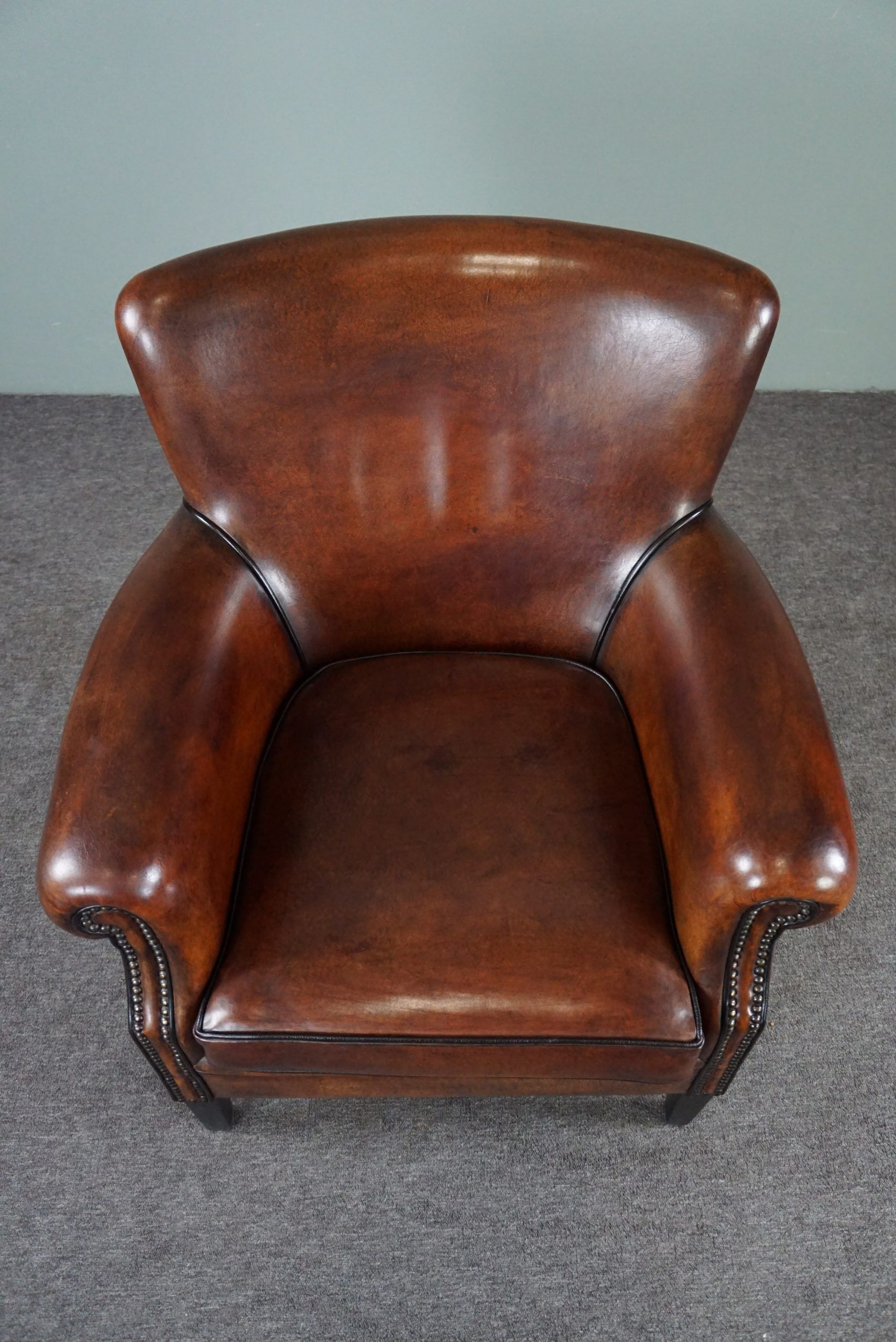 Fauteuil en cuir de mouton Lounge Atelier