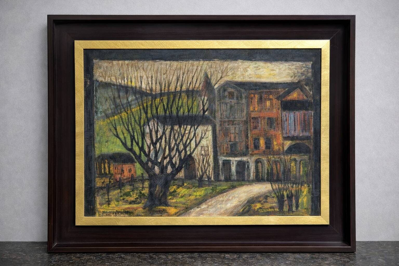 Lucien verdi title: the sage – val d'hérens (switzerland) oil on panel