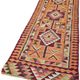 Turkish Handwoven Vintage Herki Kilim 98 cm x 320 cm