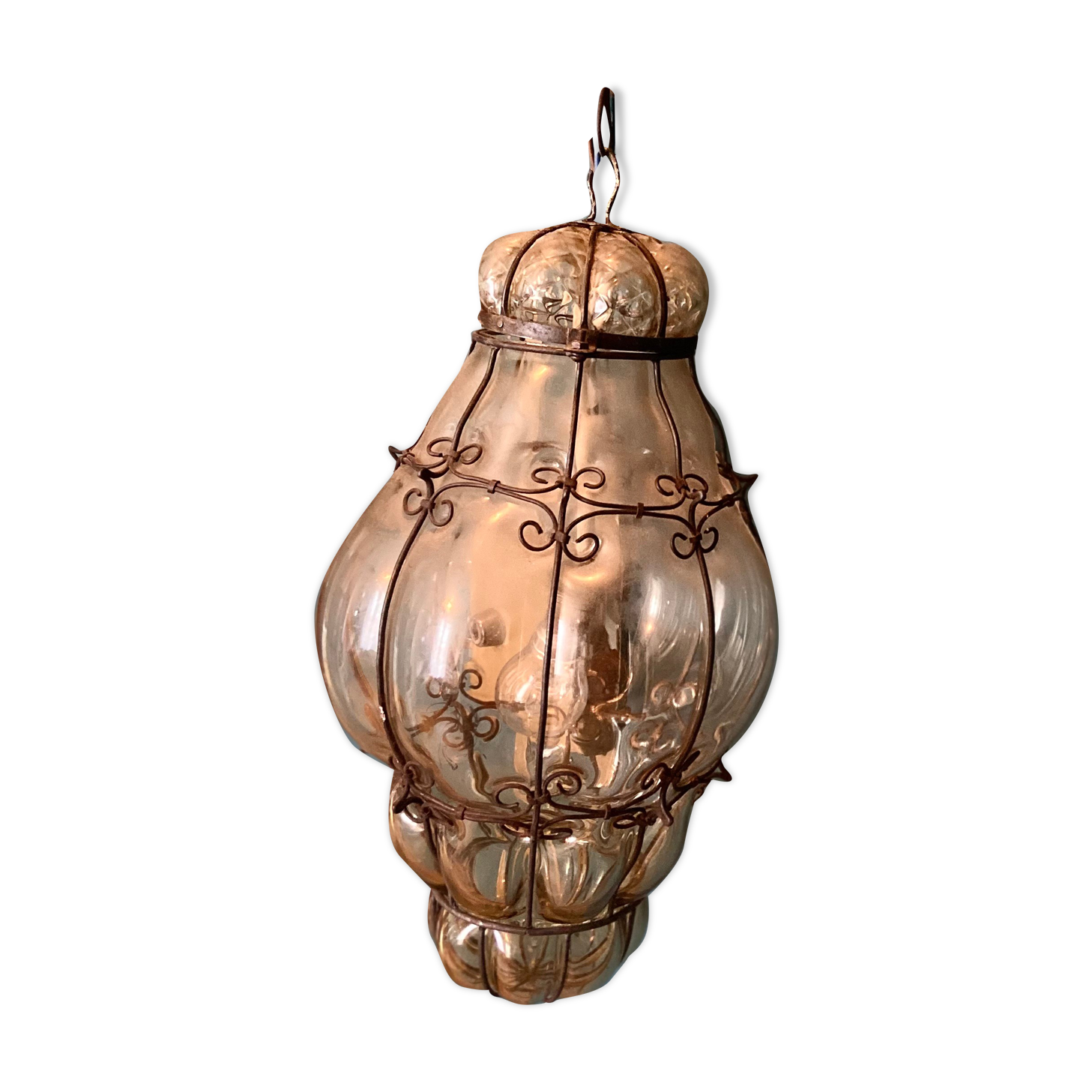 Venetian lantern art deco style