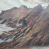 Huile sur toile marine début XXeme