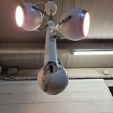 Vintage eyeball pendant chandelier with 3 lacquered reflectors