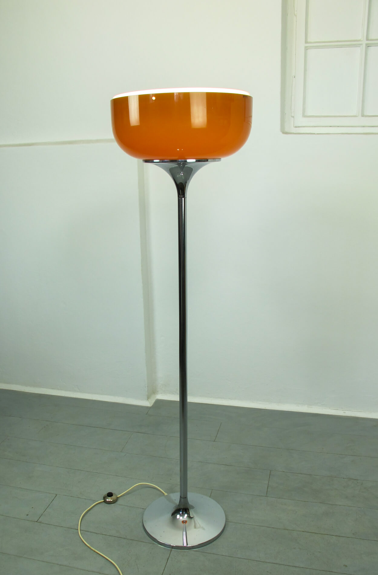 Lampadaire italien par Luigi Massoni pour Meblo