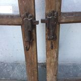 Fenêtres en chêne ancienne cintrée