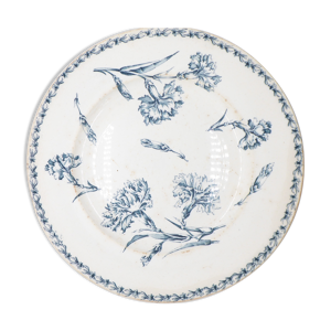 Plat rond en faïence