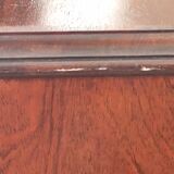 Heal's mahogany dressing table with triptych mirror