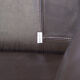 Foster & Partners ‘Still Sdc250’ curved sofa in brown leather for Molteni & C