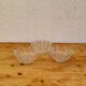 Set of 3 vintage glass bowls