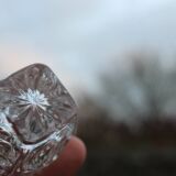 Bavarian crystal decanter + 8 glasses – with original box