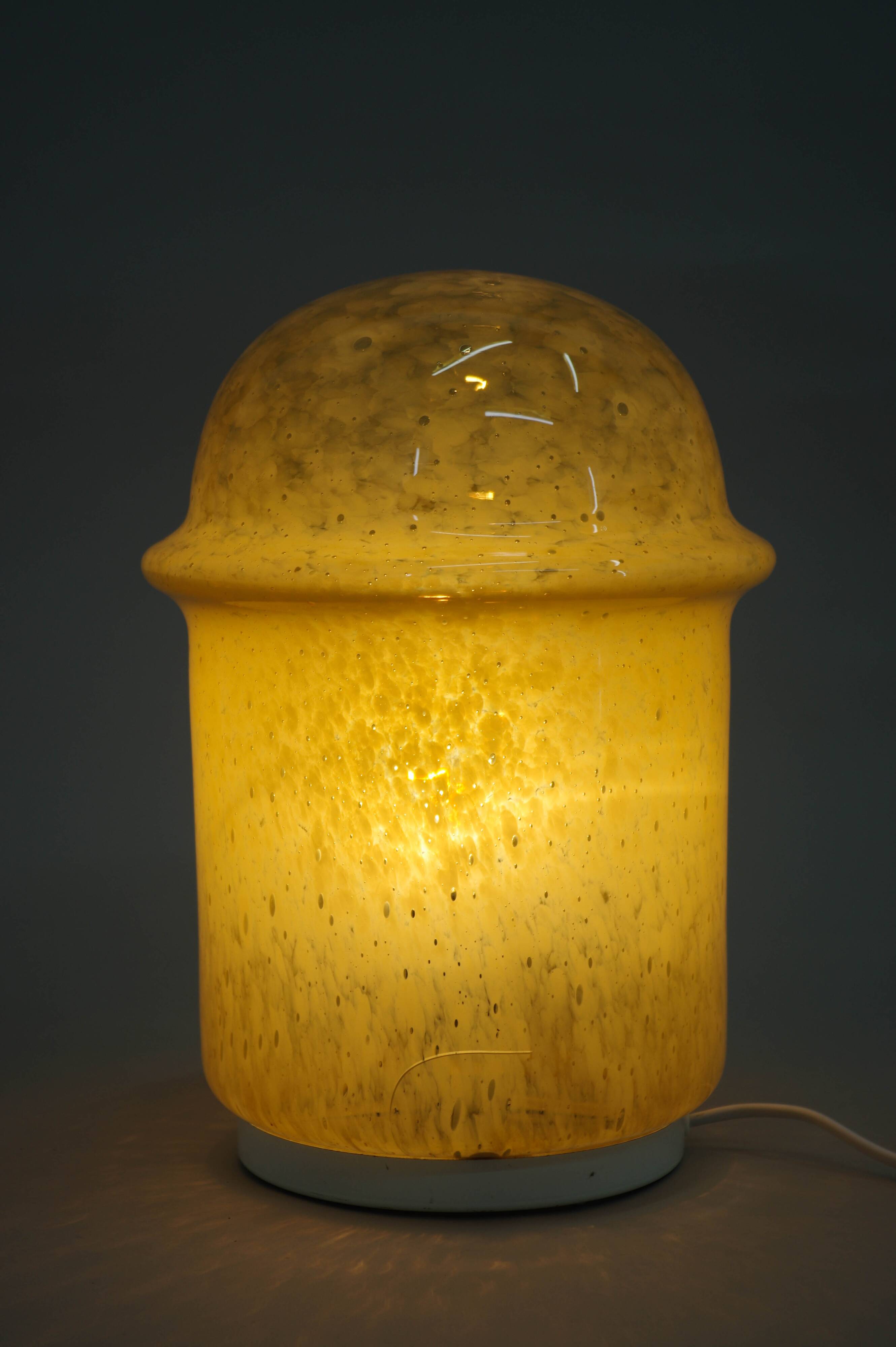 Bubble Glass Table or Floor Lamp, 1970s