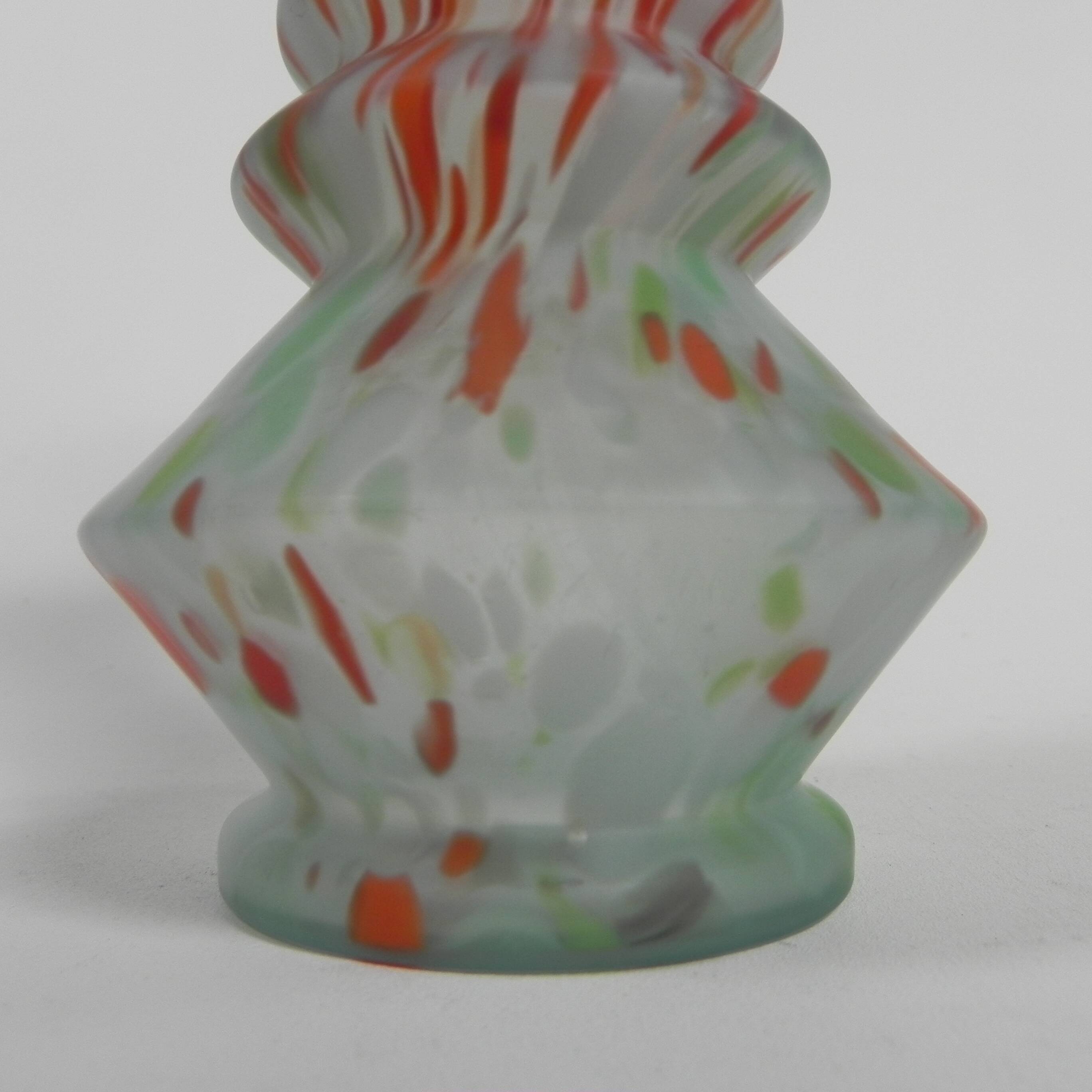 Art Deco vase in different colors, Kralik, 1930s