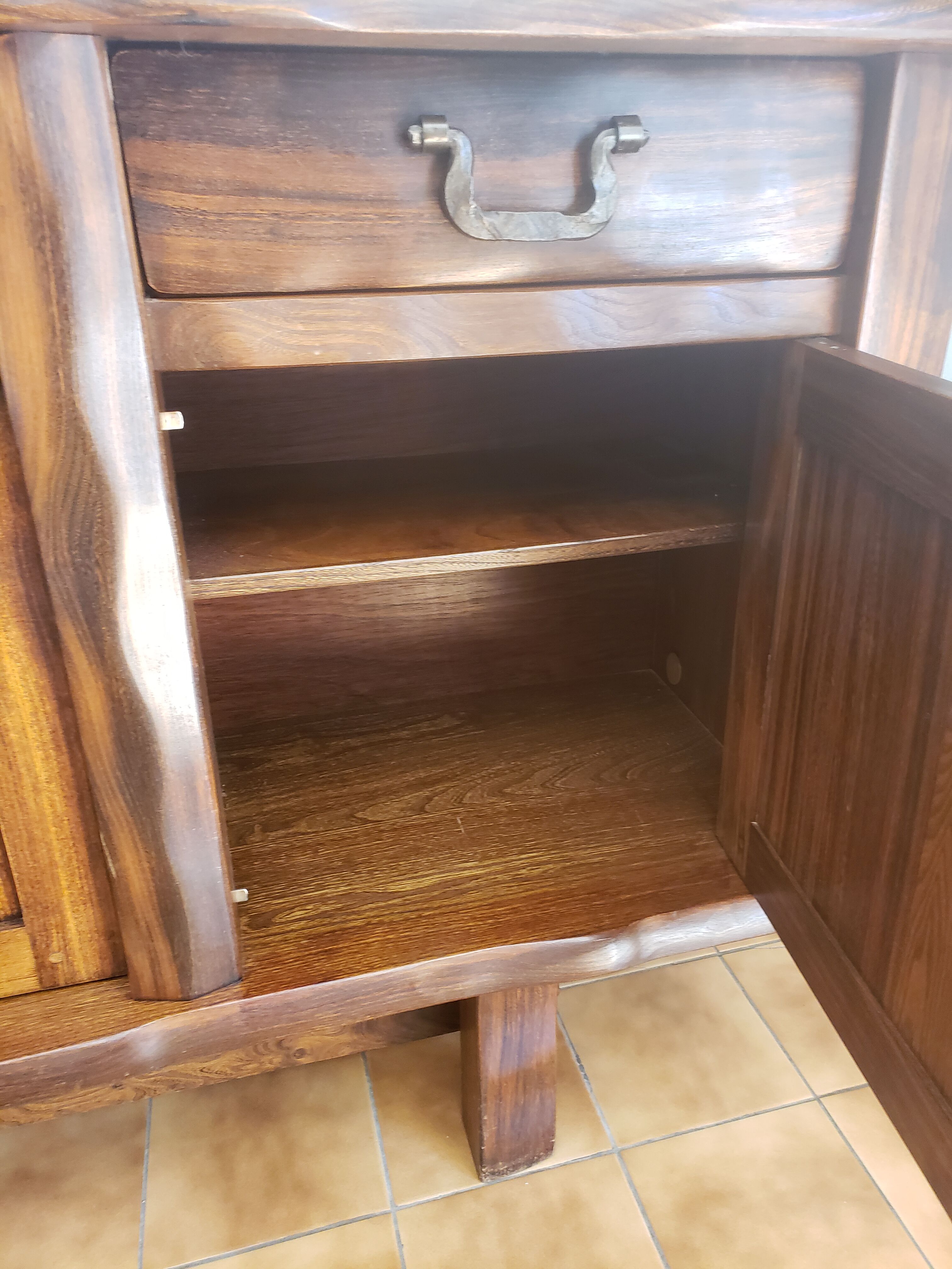Massive wooden sideboard