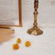 Golden bronze candlestick 13th century