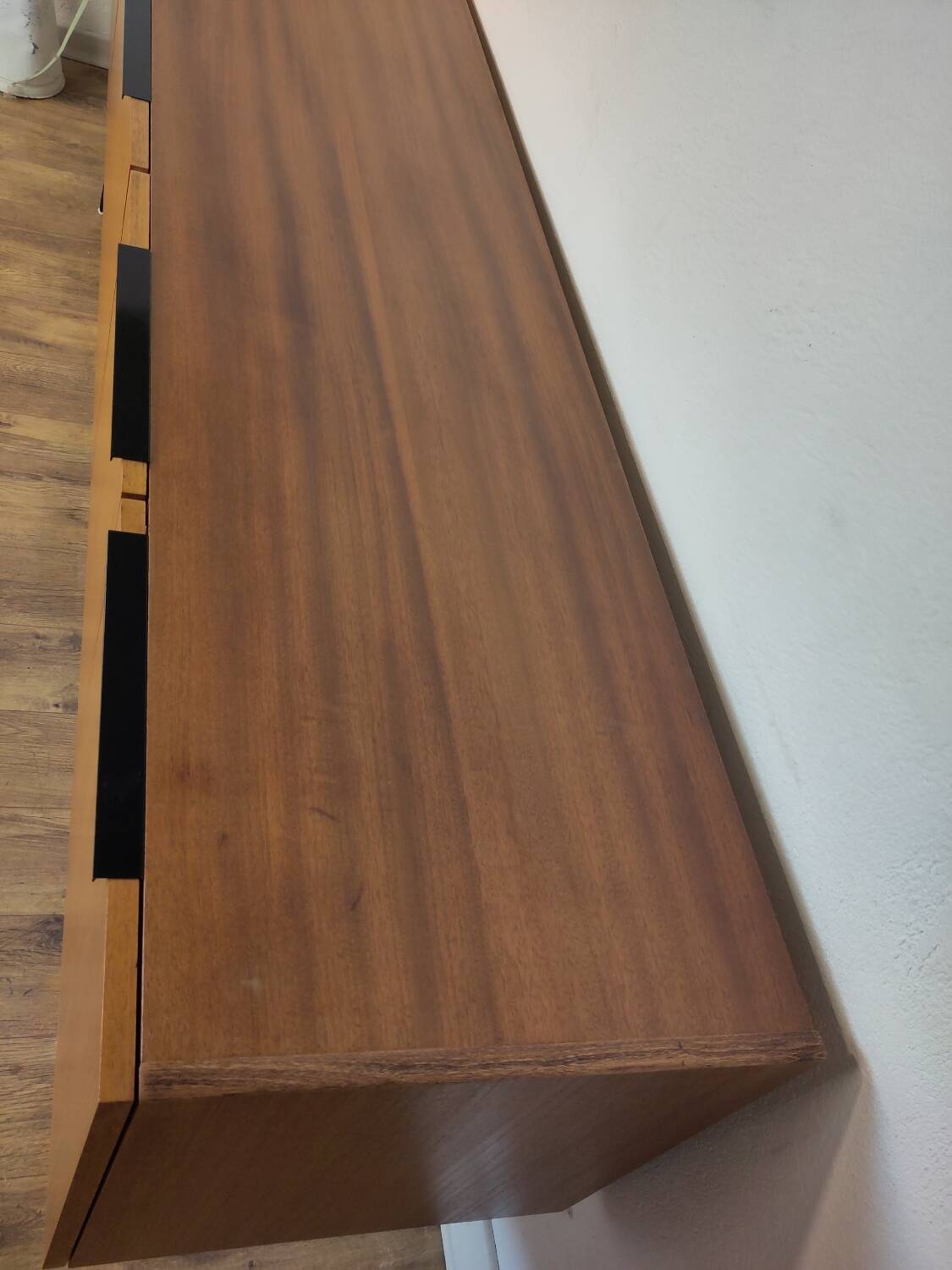 Scandinavian teak and metal sideboard