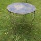 Mid century painted iron patio or garden table, 1960s