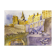 Watercolor painting St Malo signed B. Lévêque 2012