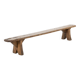 Decorative wooden low bench, France ca. 1850