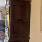 buffet with 2 bodies in solid oak