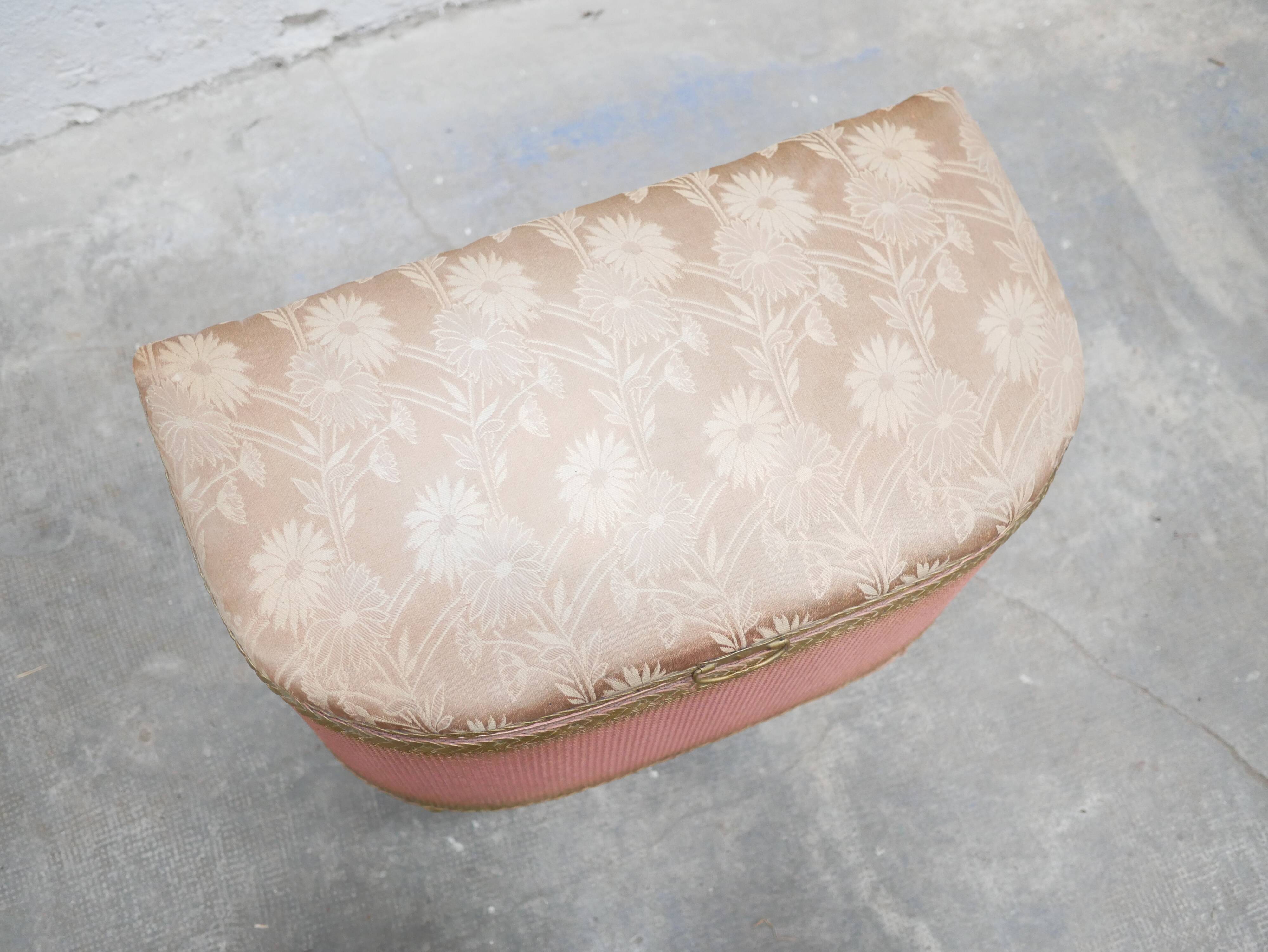 Vintage wooden bench chest