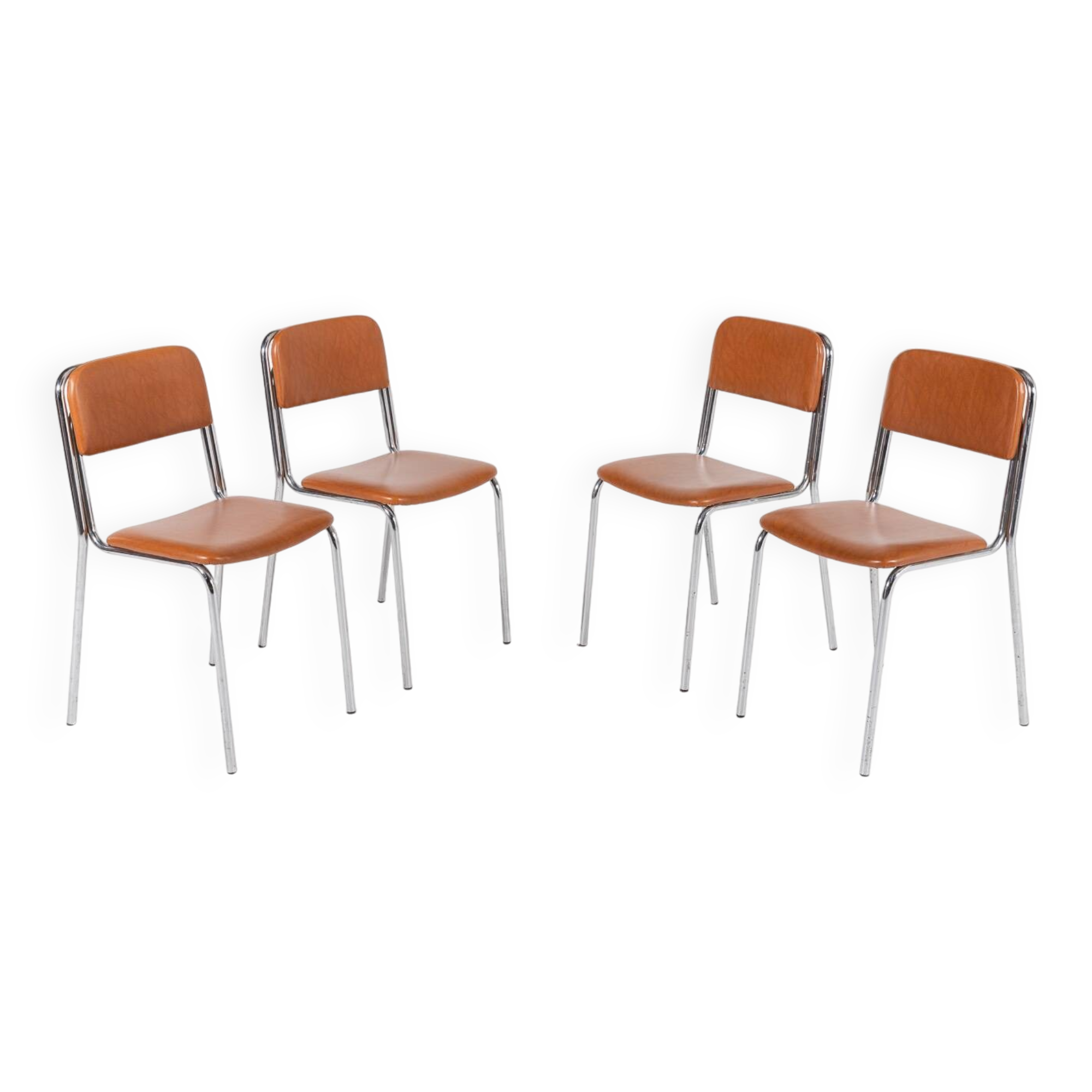 4 chaises italiennes, années 1960