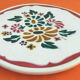 Ceramics 50s large flat underside