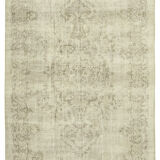 Handmade Vintage Oriental Beige Carpet 190 cm x 303 cm - 38940