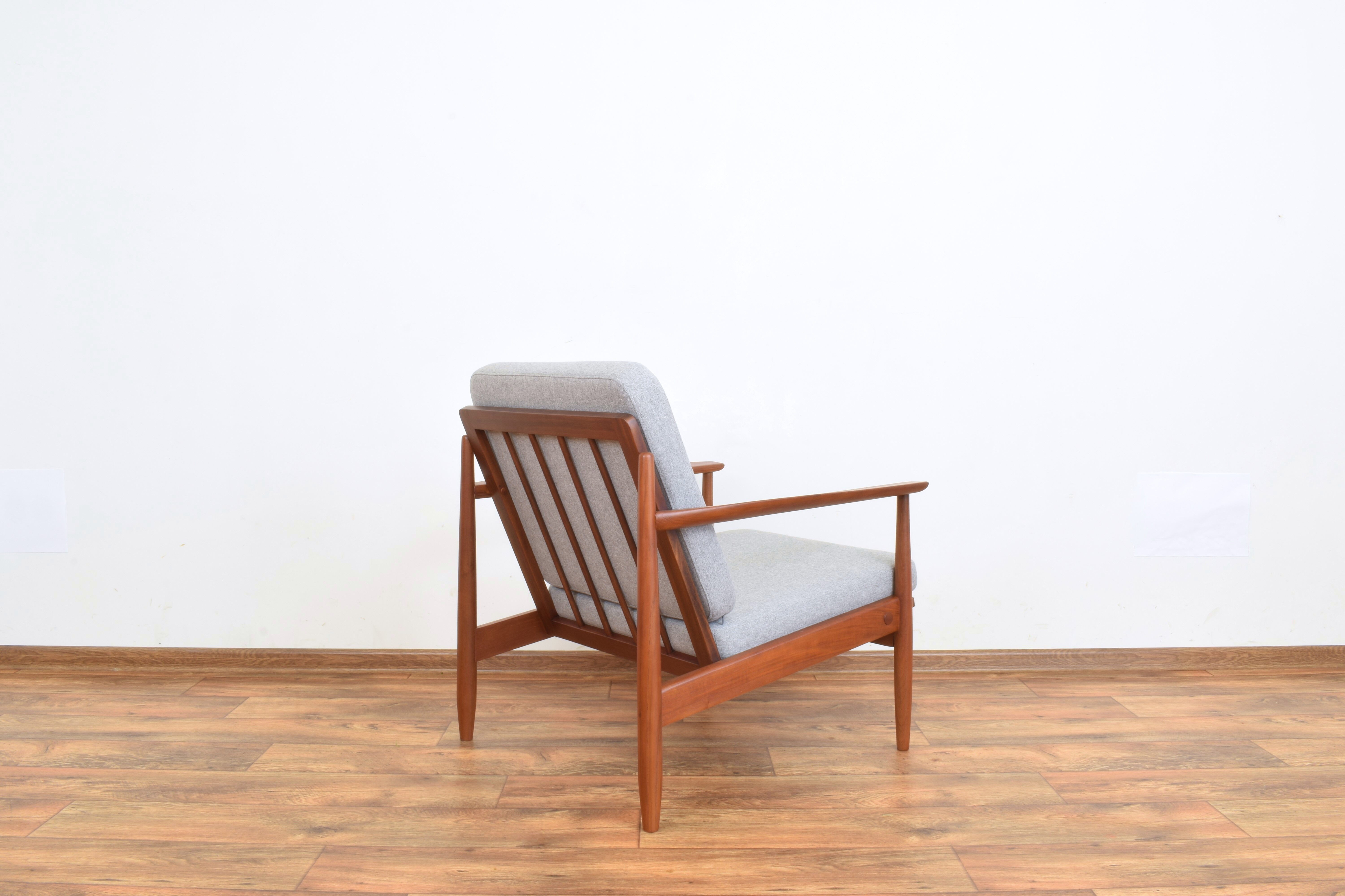 Danish teak lounge chairs, set of 2.