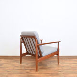 Danish teak lounge chairs, set of 2.