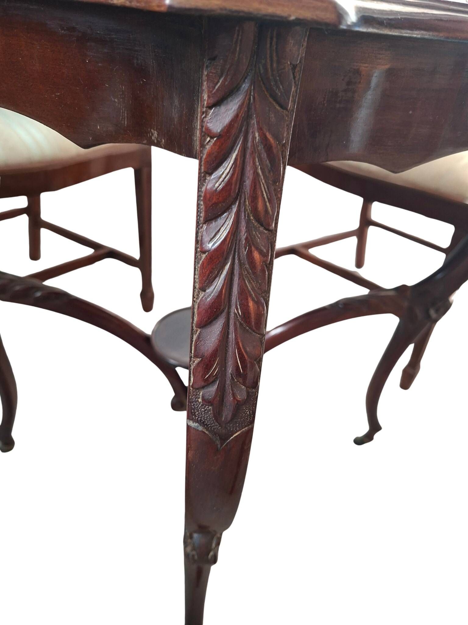 Ensemble de thé, table et 4 chaises, années 50