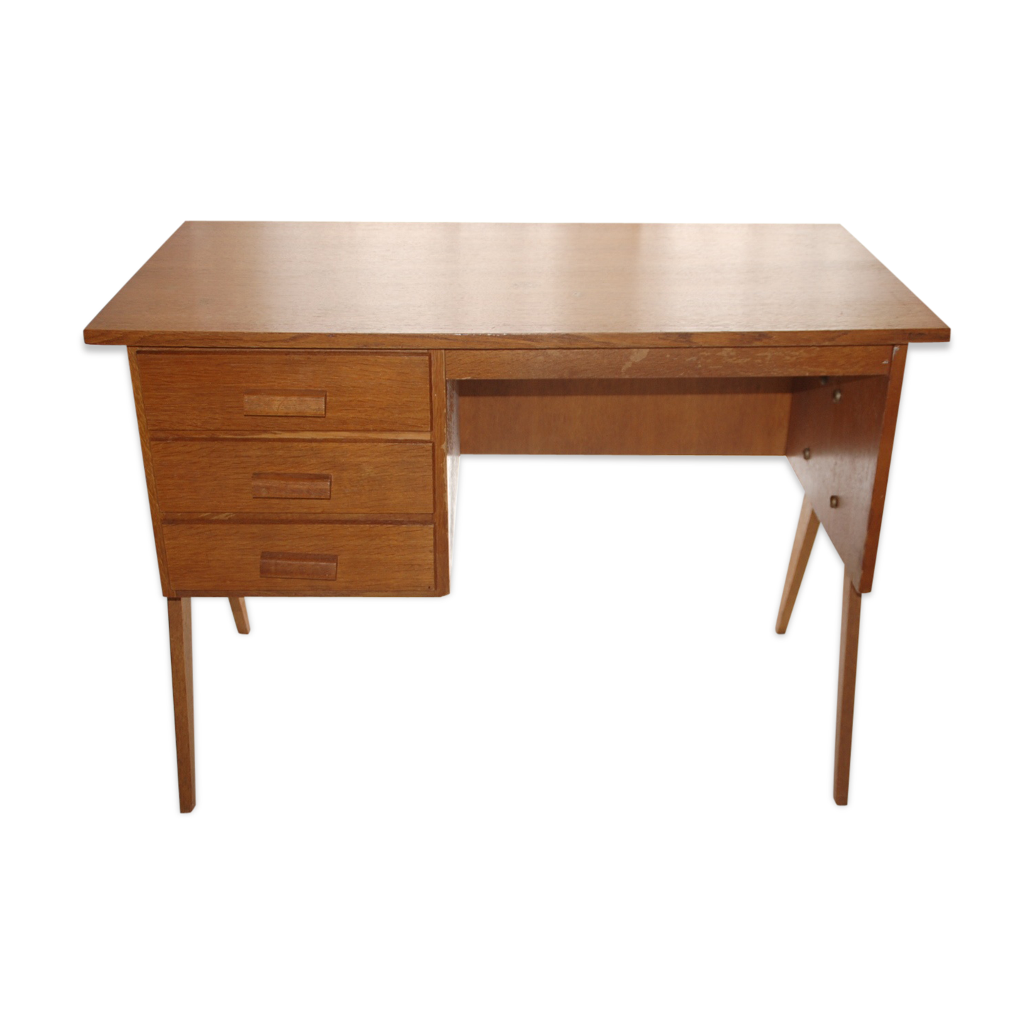 Bureau pieds compas des années 50/60