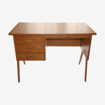 Bureau pieds compas des années 50/60