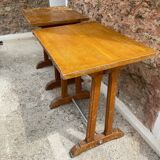 Vintage wooden bistro table