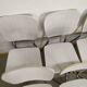 Lot de 9 chaises blanche en formica
