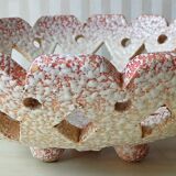 Louis Dage (1885–1961) large openwork tripod bowl