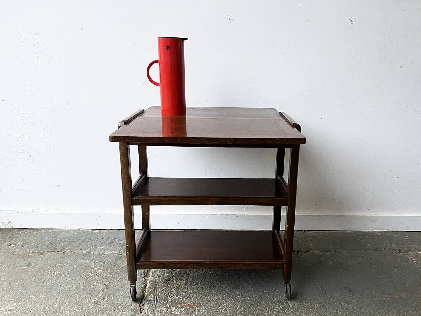 Desserte extensible ou table d'appoint Art Déco vintage des années 1930
