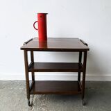 Desserte extensible ou table d'appoint Art Déco vintage des années 1930