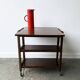 Desserte extensible ou table d'appoint Art Déco vintage des années 1930