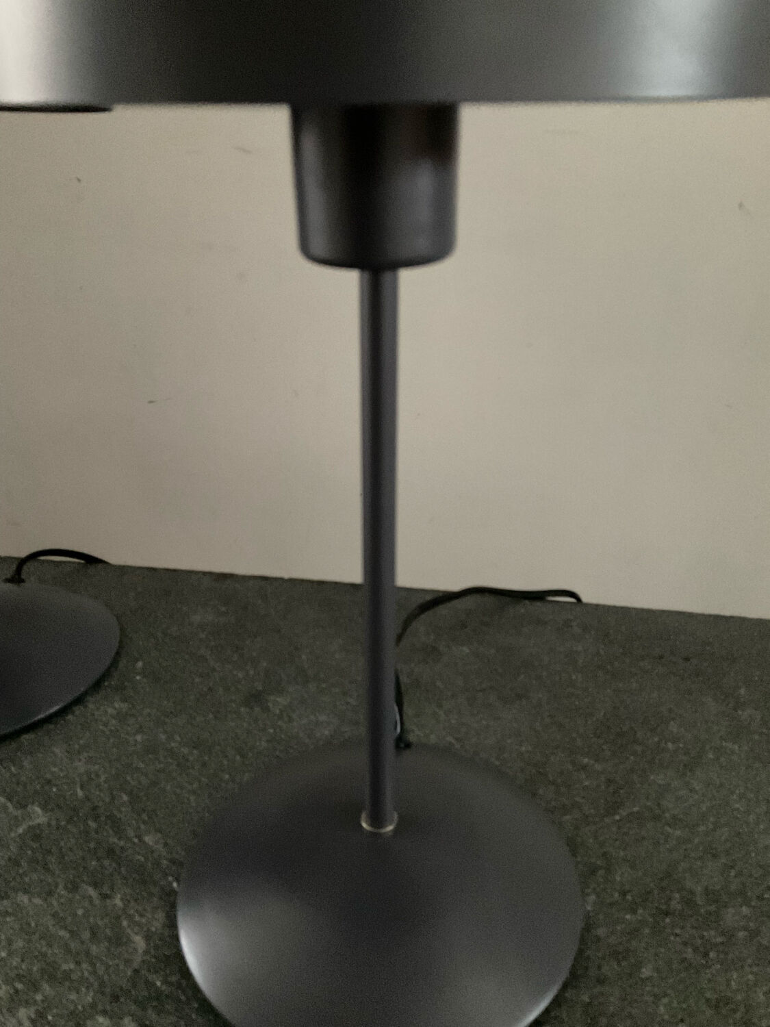 Paire de lampes design en métal