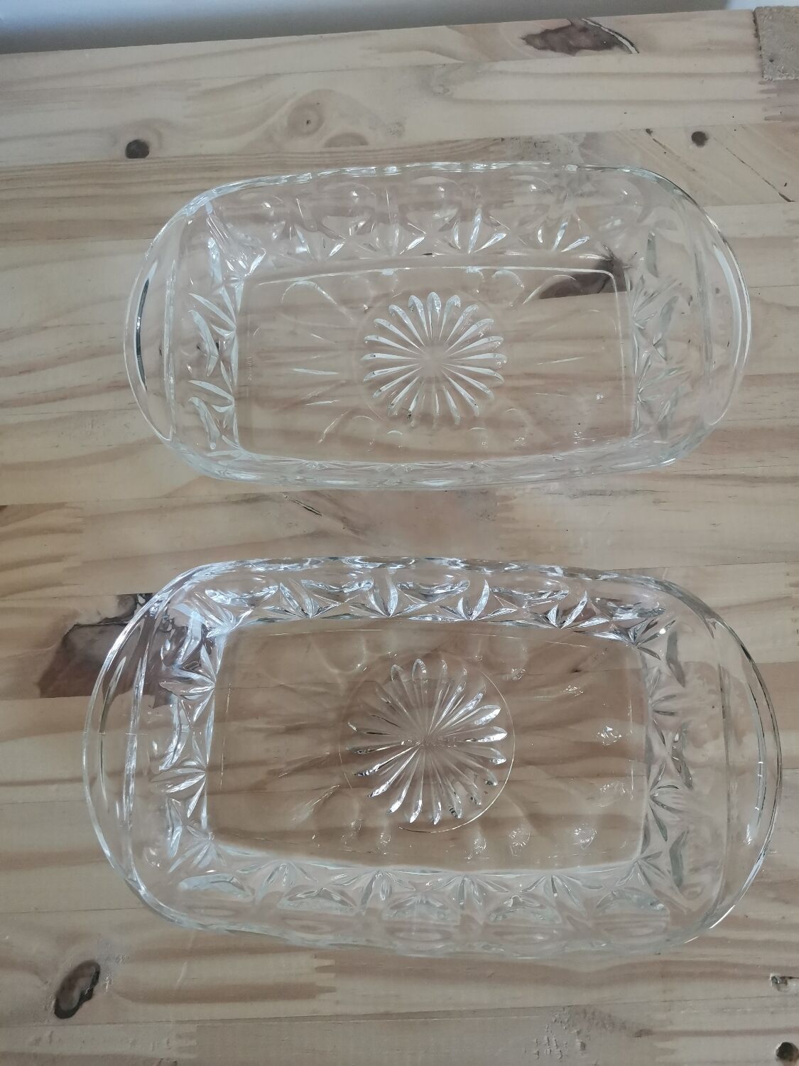 Henkel vintage molded glass butter cup made in France