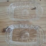 Henkel vintage molded glass butter cup made in France