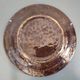 Vintage Dauphiné glazed terracotta dish Portrait of a woman