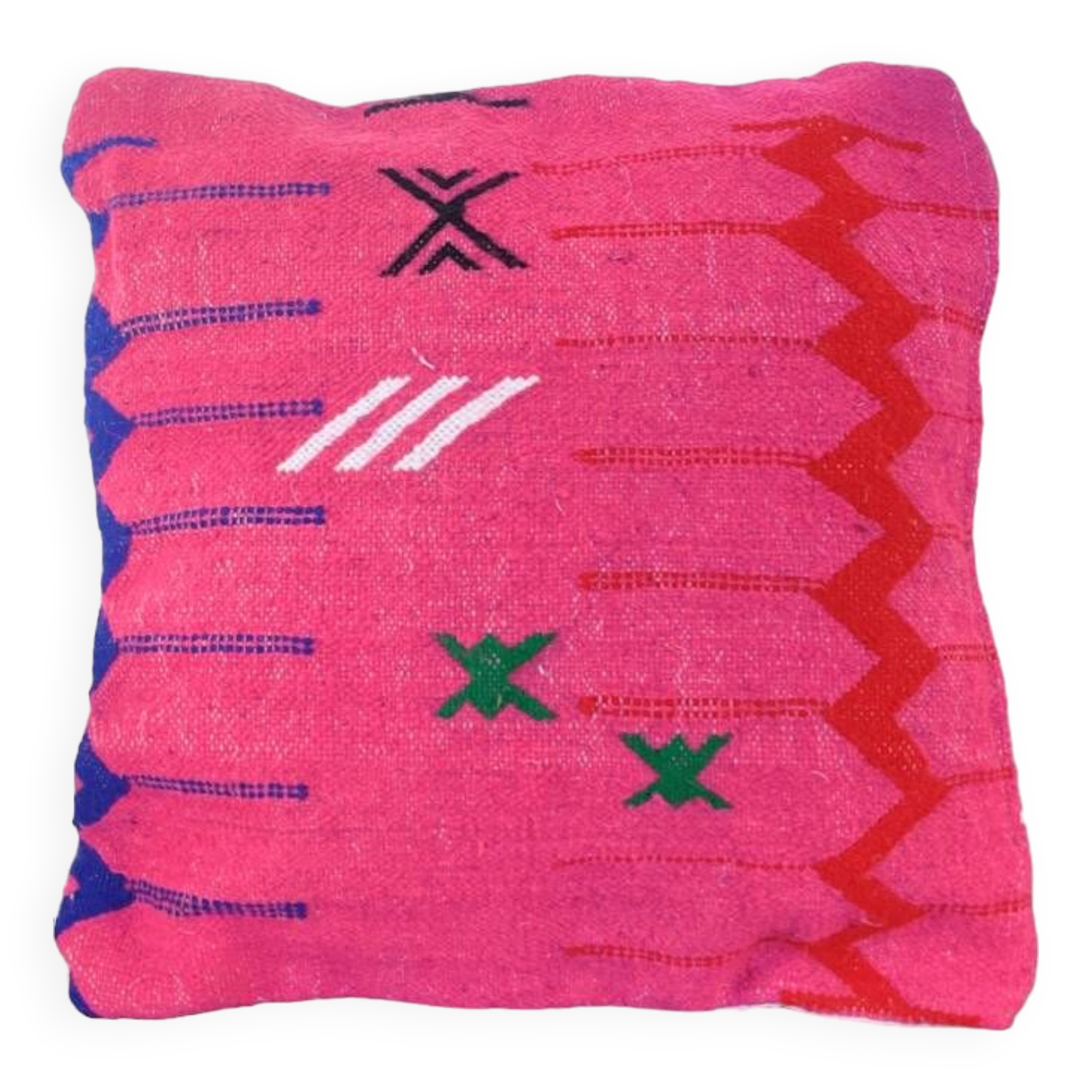 Tribal pink Berber cushion