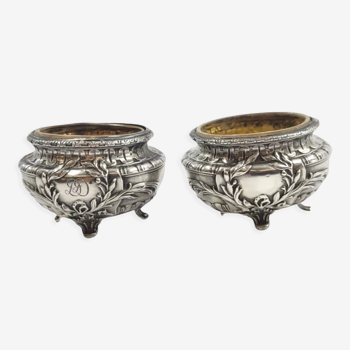 Two silver pots