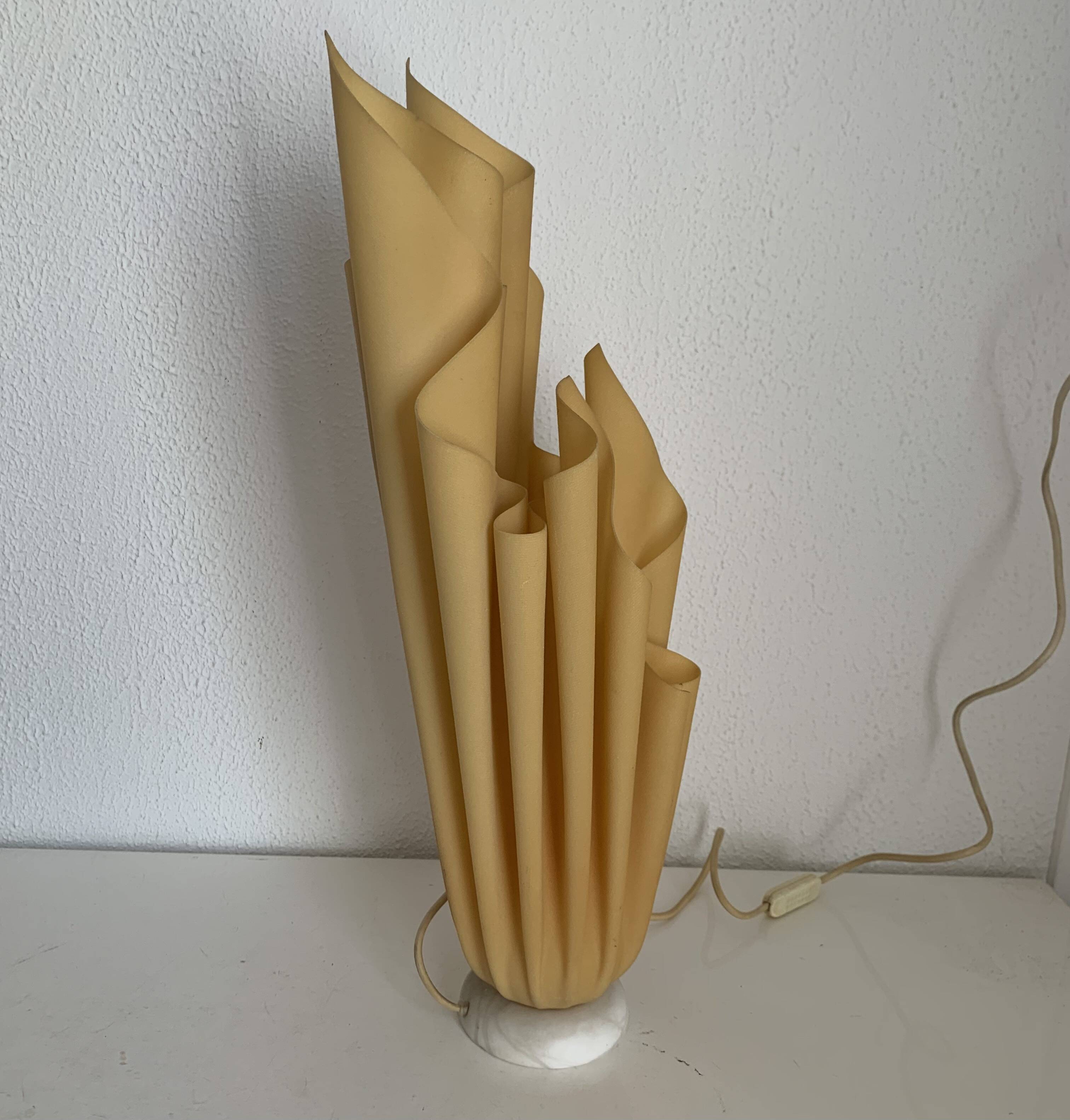 Vintage 1970s table lamp Athéna Georgia Jacob - 56 cm