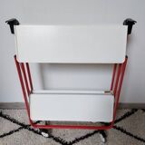 Metal server frz by lucien lepoix 1983 pop art vintage foldable rolling