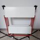 Desserte métal frz par lucien lepoix 1983 pop art vintage roulante pliable
